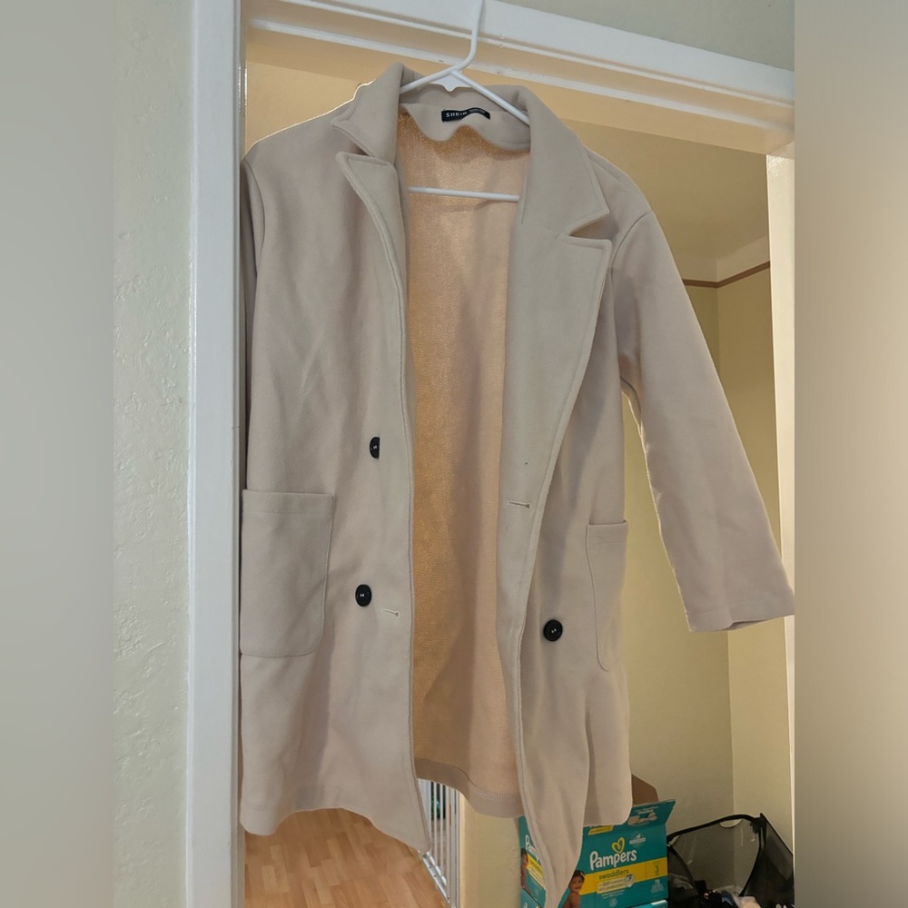 cream coat